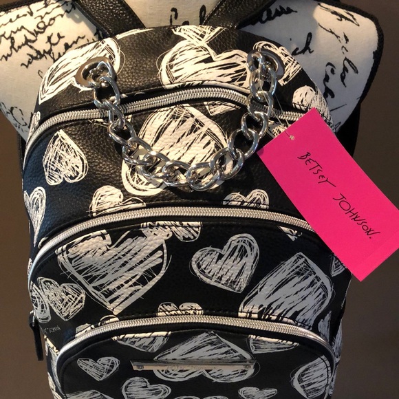 Betsey Johnson Triple Compartment Backpack - Picture 4 of 7